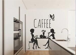 Zidna naljepnica za prijateljevu kuhinju na kavi 50 x 100 cm