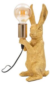 Stolna lampa u zlatnoj boji (visina 35,5 cm) Rubbit – Mauro Ferretti