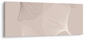 Slika - Bež lišće N⁰6 (120x50 cm)