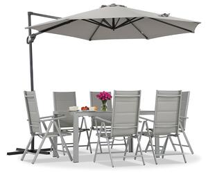 Vrtni suncobran Pesaro 3m antracit Garden Point