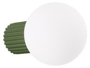Zidne Svjetiljka SOLLUX LIGHTING, ORBI, prigušiv, Zelena, Kupaonica, Aluminij