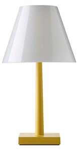 Stolne Lampa Rotaliana, Dina+, prigušiv, Žuta, Dnevna soba, Metal, Dizajn