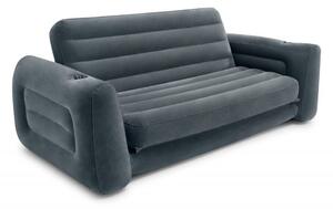 Sklopiva sofa na napuhavanje 2u1 u tamno sivoj boji