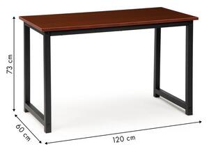 Moderno računalo i pisaći stol 120 cm x 60 cm x 74 cm Crno