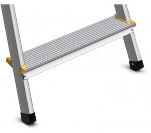Dvostrane aluminijske ljestve sa 7 stepenica nosivosti 150 kg