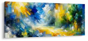 Slika - Apstraktni sunčani dan (120x50 cm)
