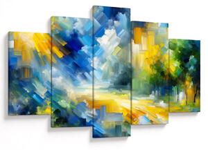 Slika - Apstraktni sunčani dan (150x105 cm)