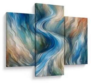 Slika - Apstraktni tok (90x60 cm)