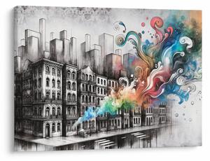 Slika - Industrijski život (70x50 cm)