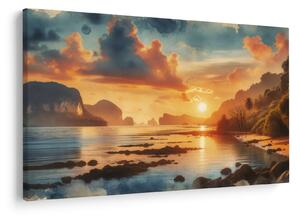 Slika - Pogled s plaže (90x60 cm)