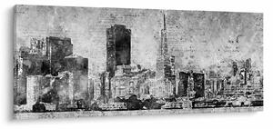 Slika - Grad umjetnosti kave (120x50 cm)