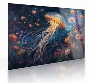 Staklena slika - Čarobna meduza (70x50 cm)