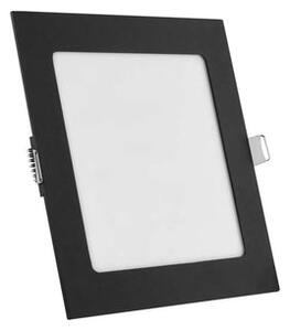 Emos NEXXO LED panel ugradbeni, kvadratni, crni, 12,5W, CCT