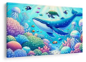 Slika – Podvodni svijet (90x60 cm)