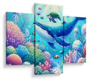 Slika – Podvodni svijet (90x60 cm)