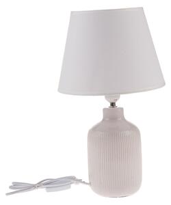 Krem stolna lampa s tekstilnim sjenilom (visina 41 cm) – Dakls