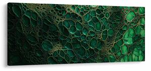 Slika - Zeleni mikroskopski prikaz (120x50 cm)