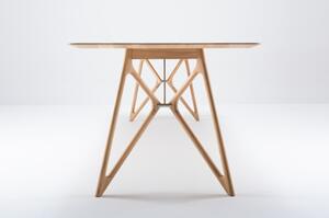 Blagovaonski stol s hrastovom pločom 240x90 cm Tink - Gazzda