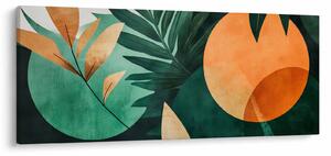 Slika - Geometrijski prirodni motivi (120x50 cm)