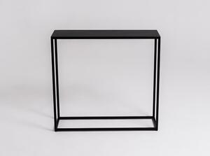 Crni metalni konzolni stol 100x30 cm Julita - CustomForm