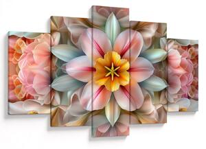 Slika - Kaleidoskopski cvijet (150x105 cm)