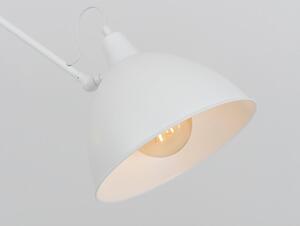 Bijela viseća lampa s metalnim sjenilom 104x104 cm Coben - CustomForm
