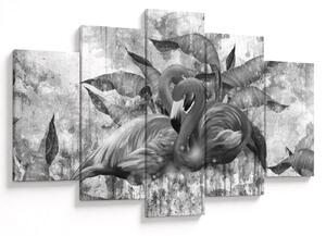 Slika - grafit flamingo (150x105 cm)