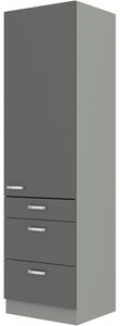 Zondo.hr Kuhinjski ormarić za namirnice Gonir 60 Dkom 210 3S 1F (siva + siva ). 1032723