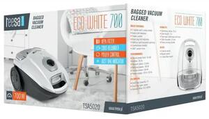 TEESA ECO WHITE 700 Usisavač s Vrećicom – 700 W, HEPA H12, 3 L