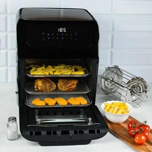 Klausberg KB-7557 Air Fryer Pećnica 12 L – 1800 W, 12 Programa, Rotirajući Ražanj