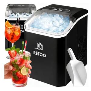 Retoo OR1317 Ledomat – 12 kg/24 h, 120 W, 2 Veličine Kockica Leda