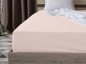 Jersey plahta svijetlo ružičasta 90 x 200 cm