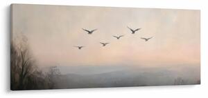 Slika - Jato ptica (120x50 cm)
