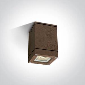 STROPNA SVJETILJKA 1xGU10/35W/230V/IP54 SMEĐA DM67130D/BR#