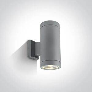 ZIDNA SVJETILJKA 2×E27/75W/PAR30/230V IP54 SIVA DM67132/G#