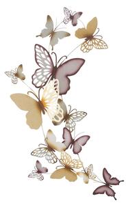 Zidni ukras Butterflies Oro/Bordeaux C