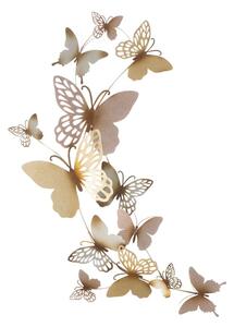 Zidni ukras Butterflies Oro/Rosa C