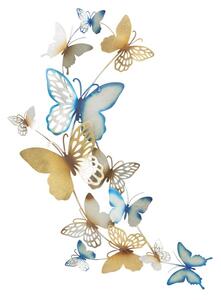 Zidni ukras Butterflies Oro/Celeste C