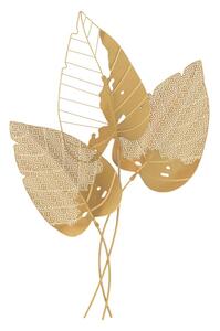 Zidni ukras Autumn Leaf Gold
