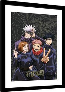 Uokvireni poster Jujutsu Kaisen - Team Picture