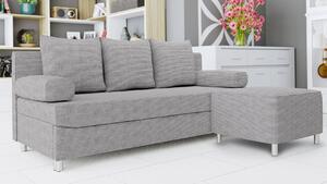 Zondo.hr Sofa s tabureom Dorien (svijetlosiva). 1122096