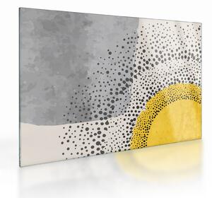 Staklena slika - Apstraktna Staklena slika plaže N⁰3 (70x50 cm)