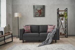 Atelier Del Sofa Dvosjed, Antracit, Kale Linen - Anthracite