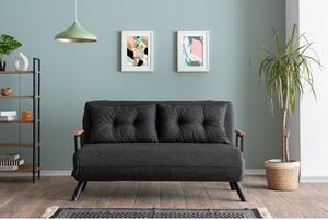 Atelier Del Sofa Dvosjed, Sando 2-Seater - Dark Grey