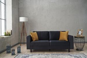 Atelier Del Sofa Dvosjed, Antracit, Kale Velvet - Anthracite