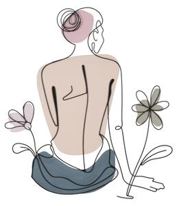 Zidni ukras Lady Flower