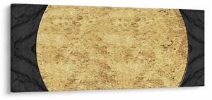 Slika - Zlatna struktura N⁰2 (120x50 cm)