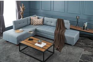 Atelier Del Sofa Kutna garnitura na razvlačenje, Svijetlo plava, Manama Corner Sofa Bed Left - Light Blue