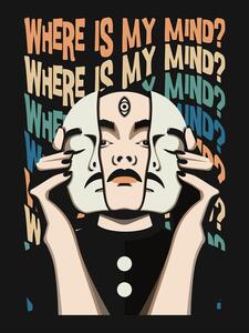 Ilustracija Where Is My Mind Pixies, Retrodrome