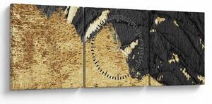 Slika - Zlatna struktura N⁰1 (sa satom) (90x30 cm)